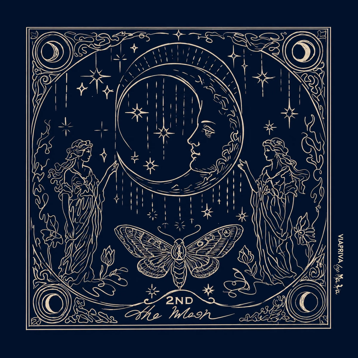 AETERNUM · ARCANA II — THE MOON